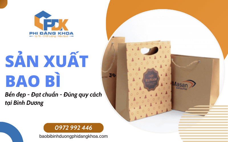 sản xuất bao bì đạt chuẩn tại Bình Dương