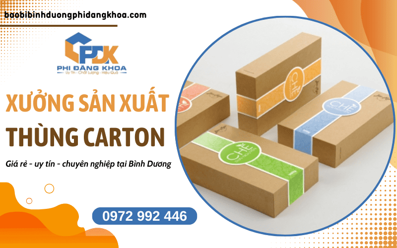 Xưởng thùng carton giá rẻ tại Bình Dương
